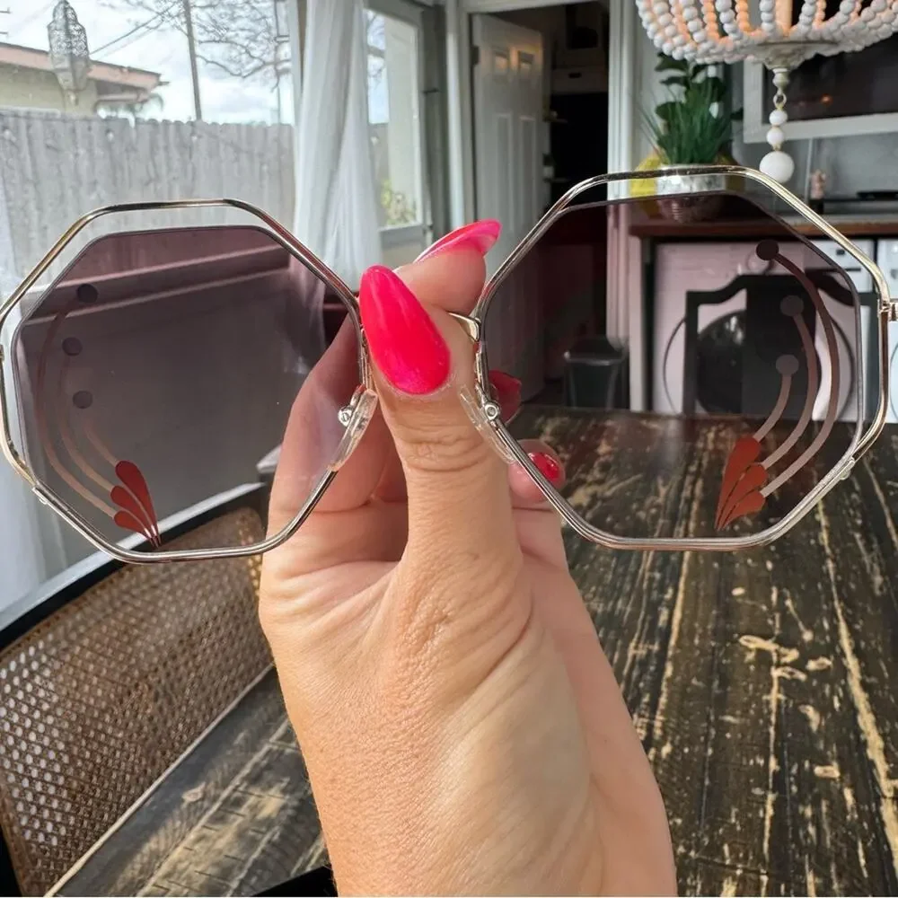 CHLOÉ - Abstract Frame Sunglasses